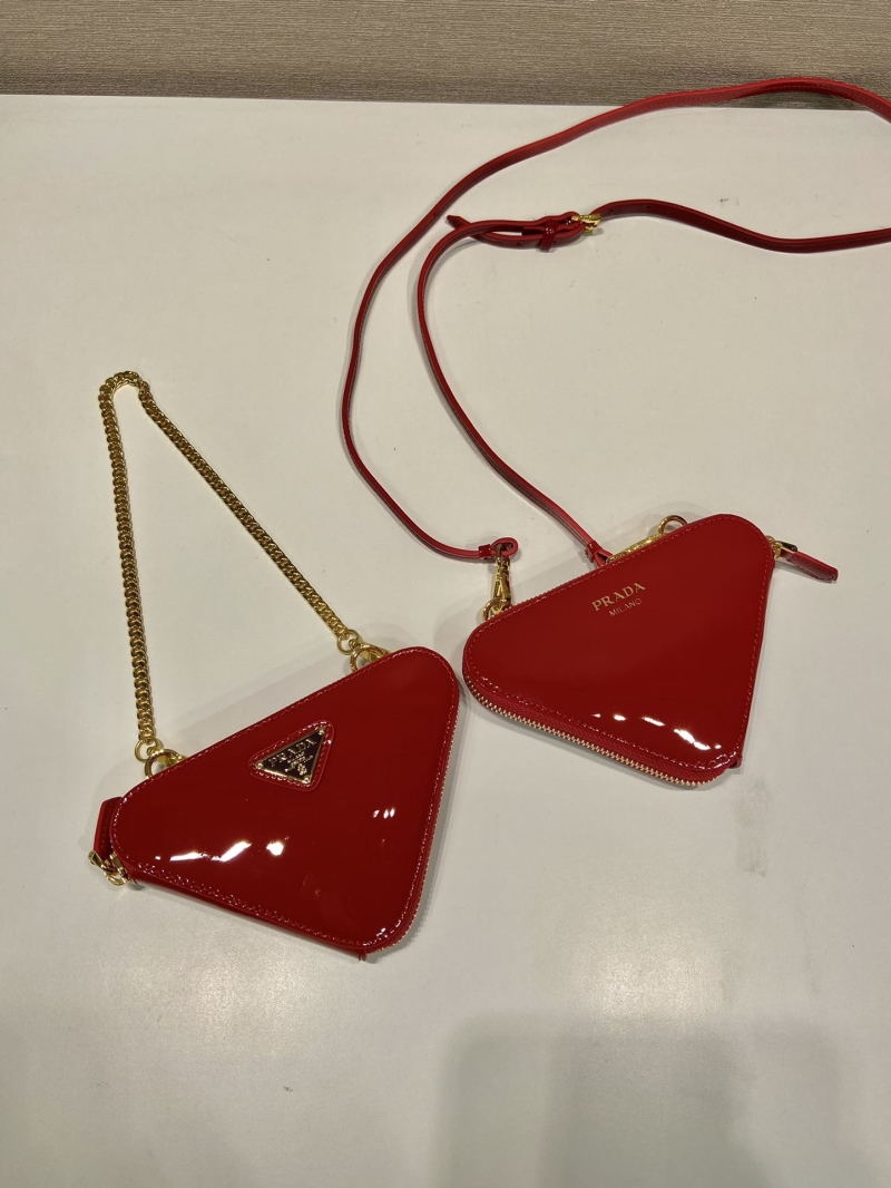 Pra*a triangle pouch